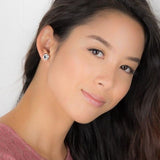 Swarovski Stud Silver Earring