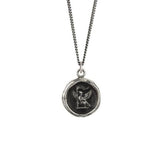 pyrrha never settle rose necklace