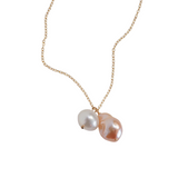 kozakh baddeley gold pearl necklace