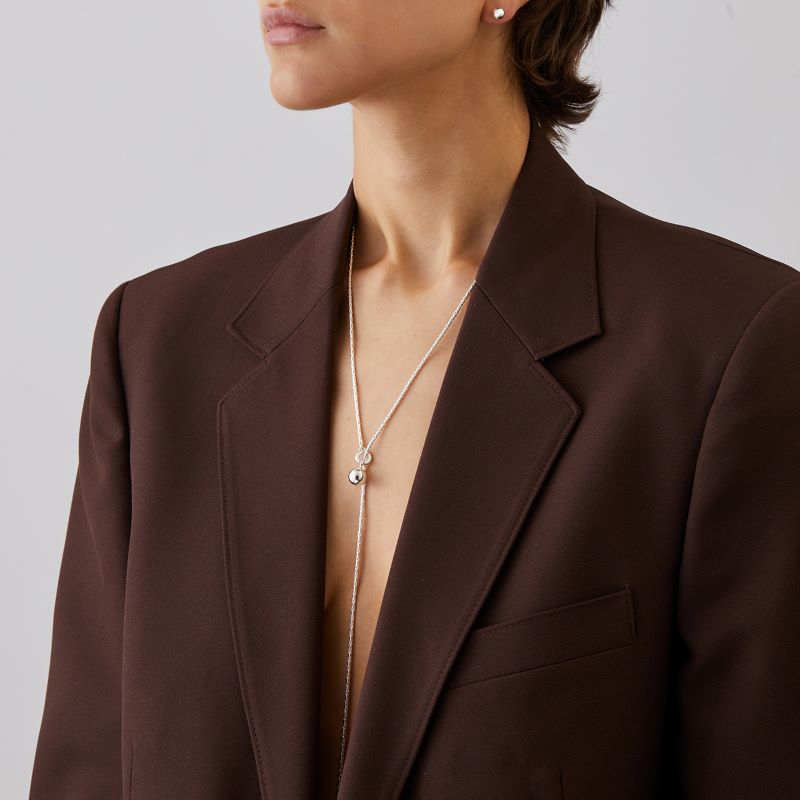 jenny bird constance wrap silver necklace