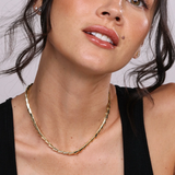 melinda maria serpent collar gold necklace