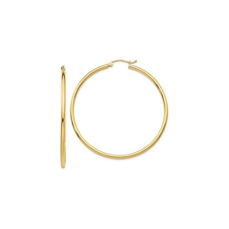 prima sterling silver gold hoop earring