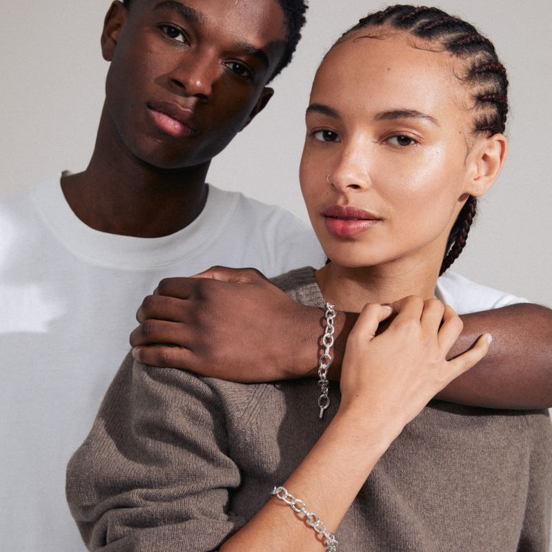 pilgrim amiri silver bracelet