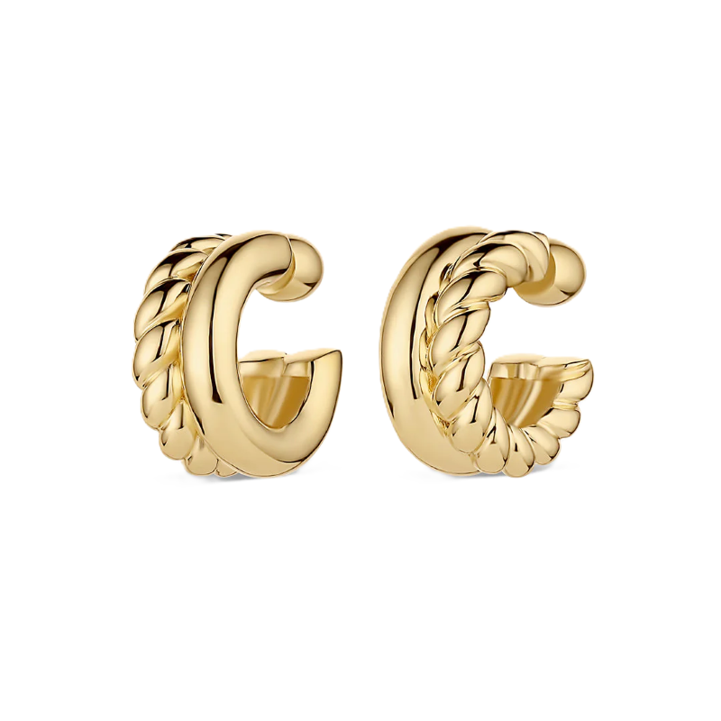 gorjana crew gold stacked hoop