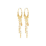 pilgrim prism gold hoop earring