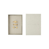 pilgrim sanine gold ring stud set