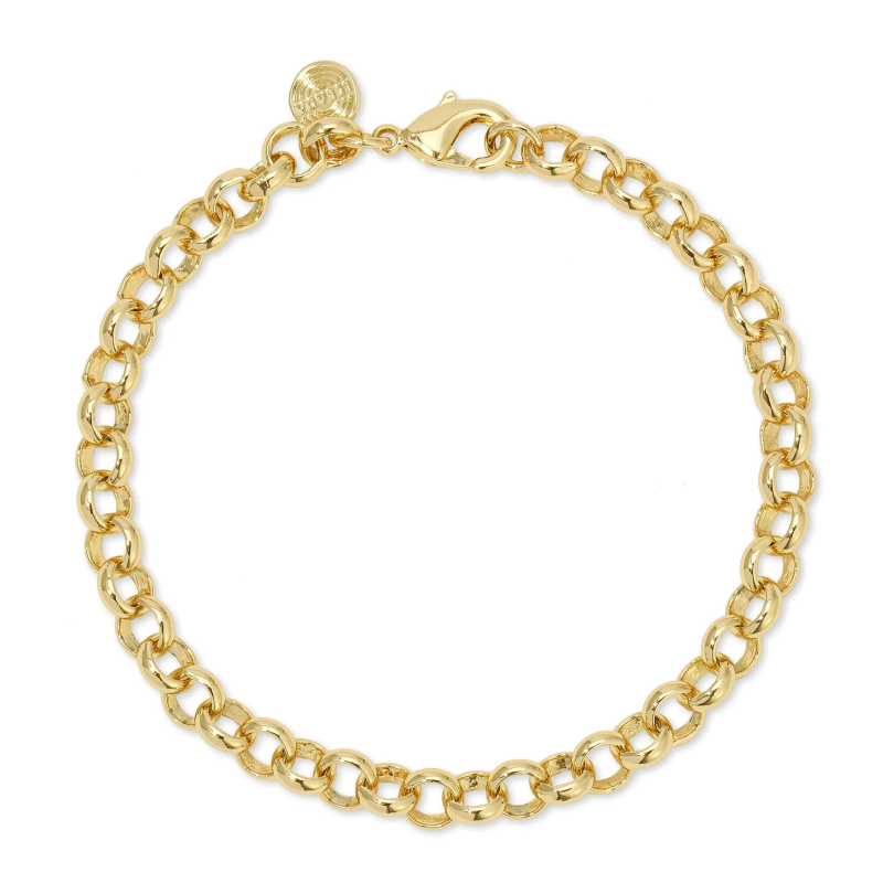 leeada zadie gold chain bracelet