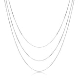 Triple Layered Snake Chain Necklace