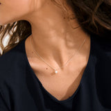 pilgrim hadley silver pearl necklace