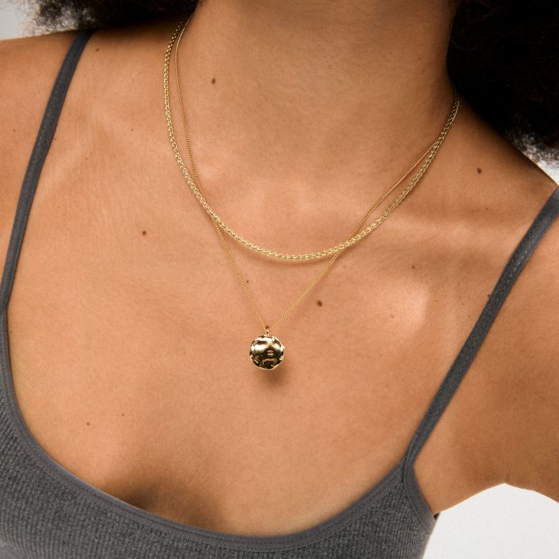 pilgrim declan gold necklace