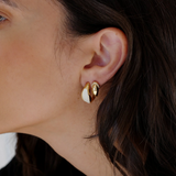 leeada bene gold mini earring
