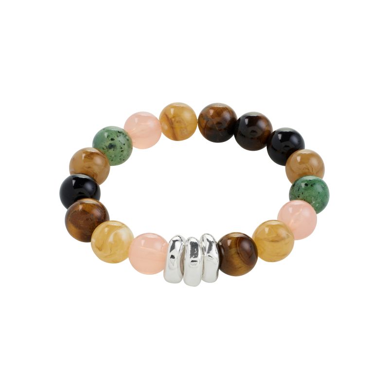 pilgrim ulphold silver multi stone bracelet