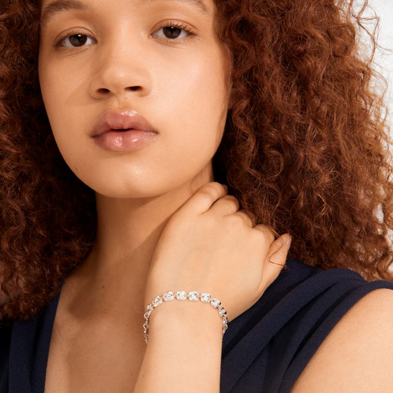 pilgrim sense silver bracelet