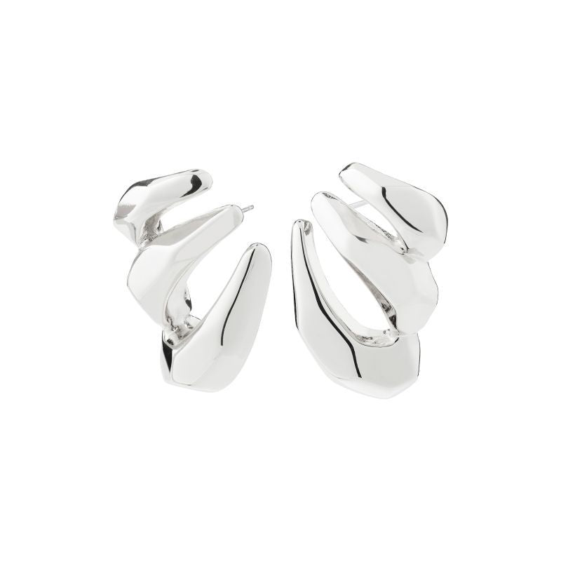 pilgrim presence silver earring