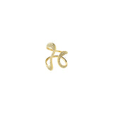 pilgrim root gold ring