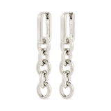 pilgrim phase silver chain earring
