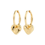 pilgrim nova gold heart earring