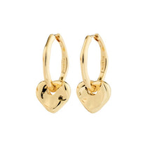 pilgrim nova gold heart earring