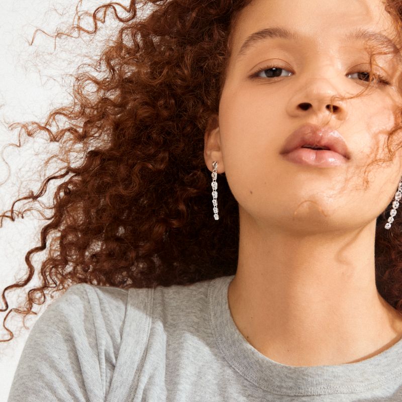 pilgrim sense silver earring