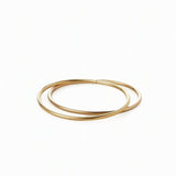 jenny bird dane 2 piece gold bangles