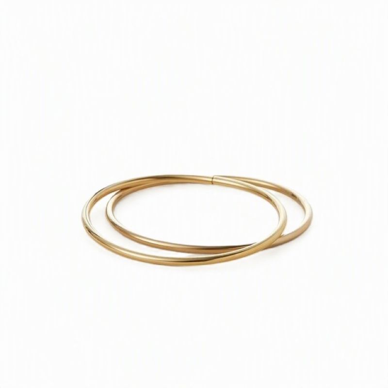 jenny bird dane 2 piece gold bangles