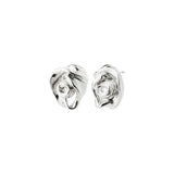 pilgrim inner silver stud earring