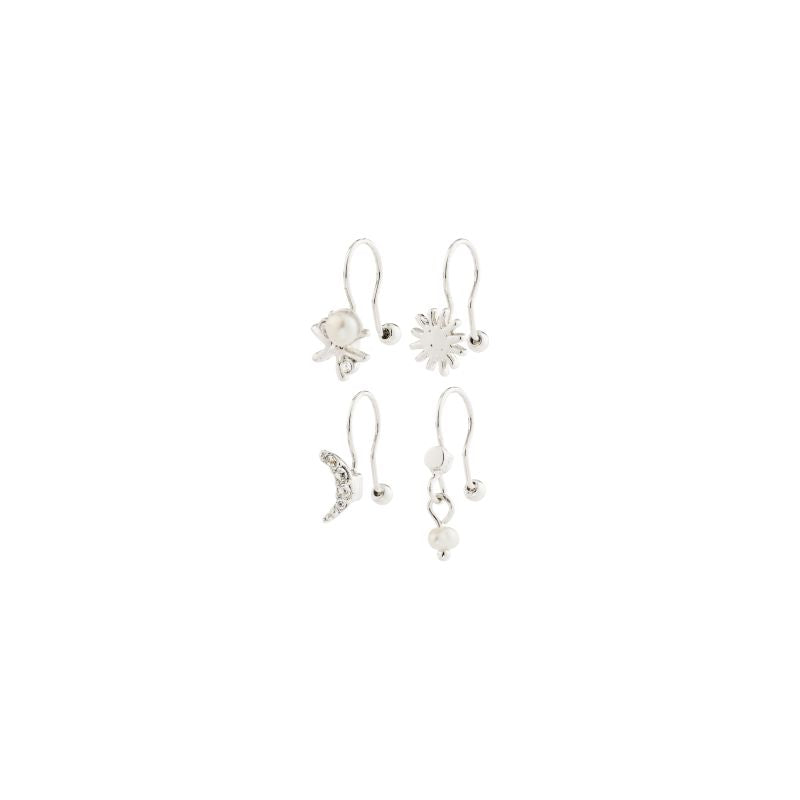pilgrim evon silver 4 in 1 ear cuff