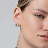 jenny bird mini florence two tone earring