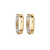 gorjana parker gold shimmer huggies