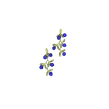 michael michaud petite blueberry dangly earring