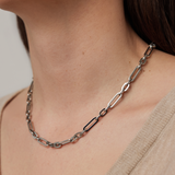 jenny bird mercer silver chain necklace