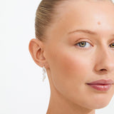 pilgrim lunith pearl silver earring