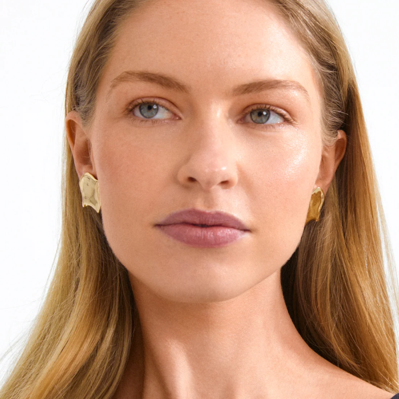 pilgrim elys gold deco earring