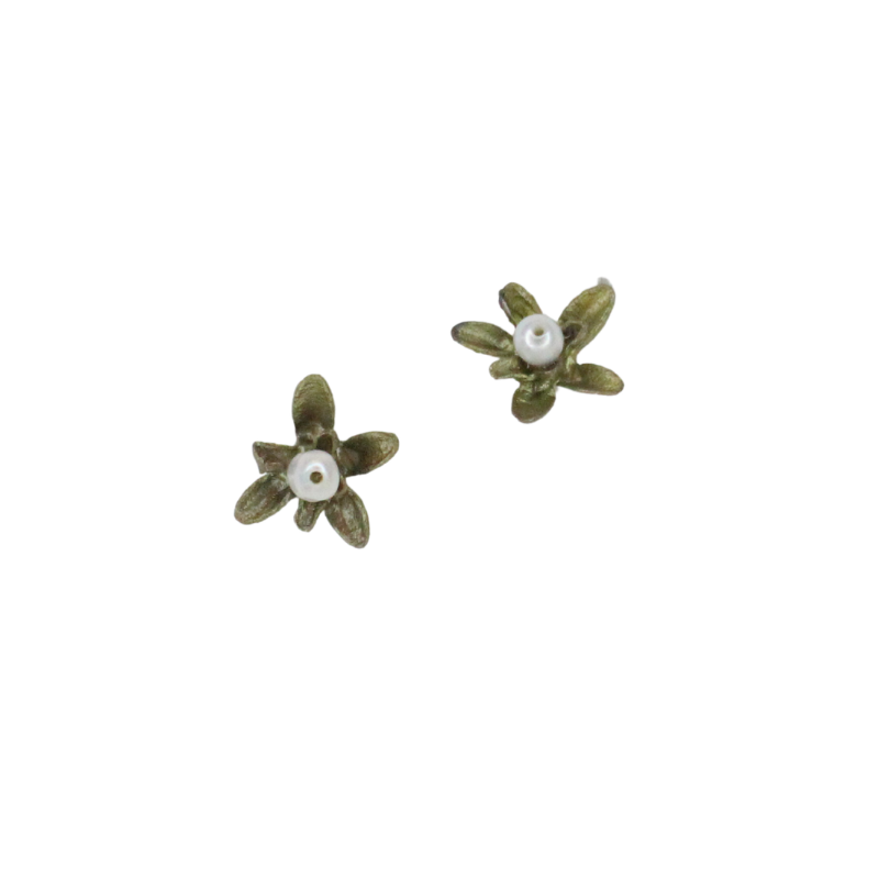 michael michaud flower thyme stud earring