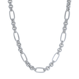 leeada janie silver chain necklace