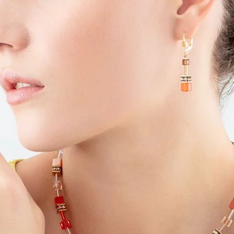 coeur de lion geocube iconic sunset earring