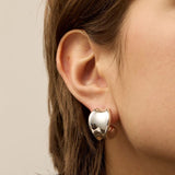 jenny bird doune silver chunky hoop earring