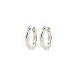 pilgrim declan silver hoop earring