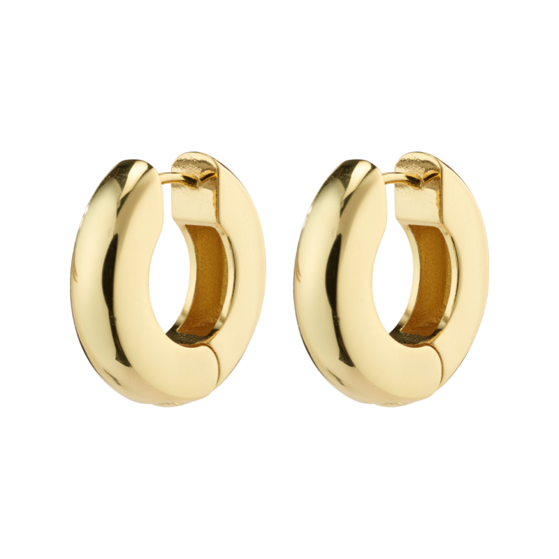 pilgrim learn chunky gold hoop earring