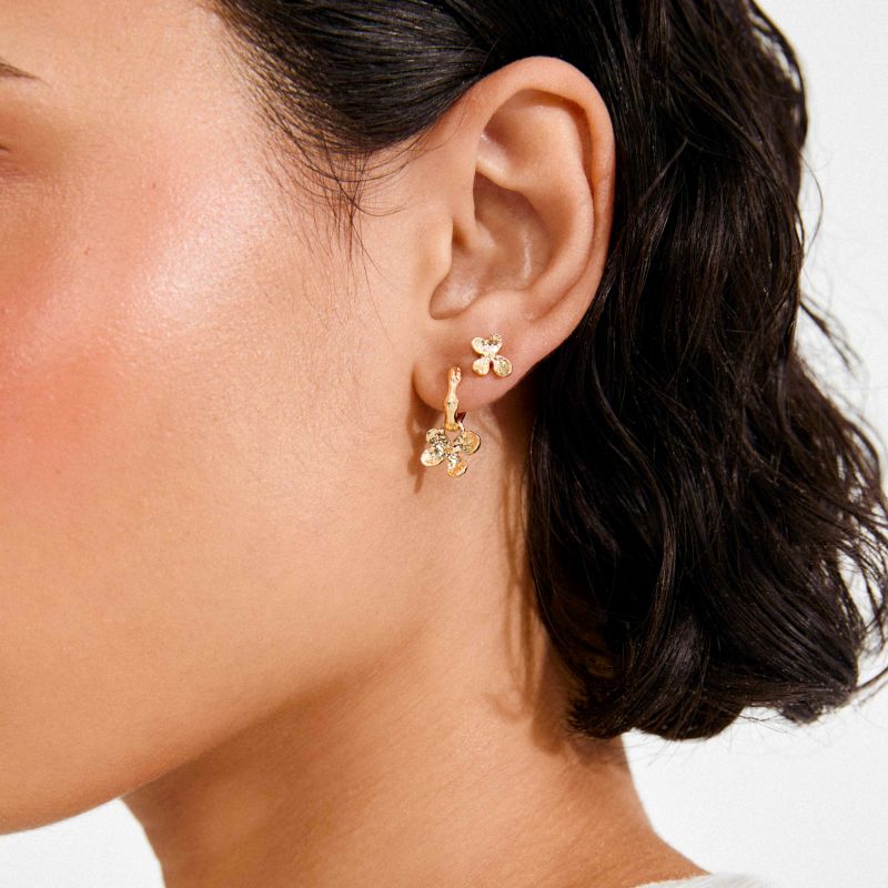 pilgrim ajani gold earring set