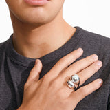 pilgrim evon silver ring set