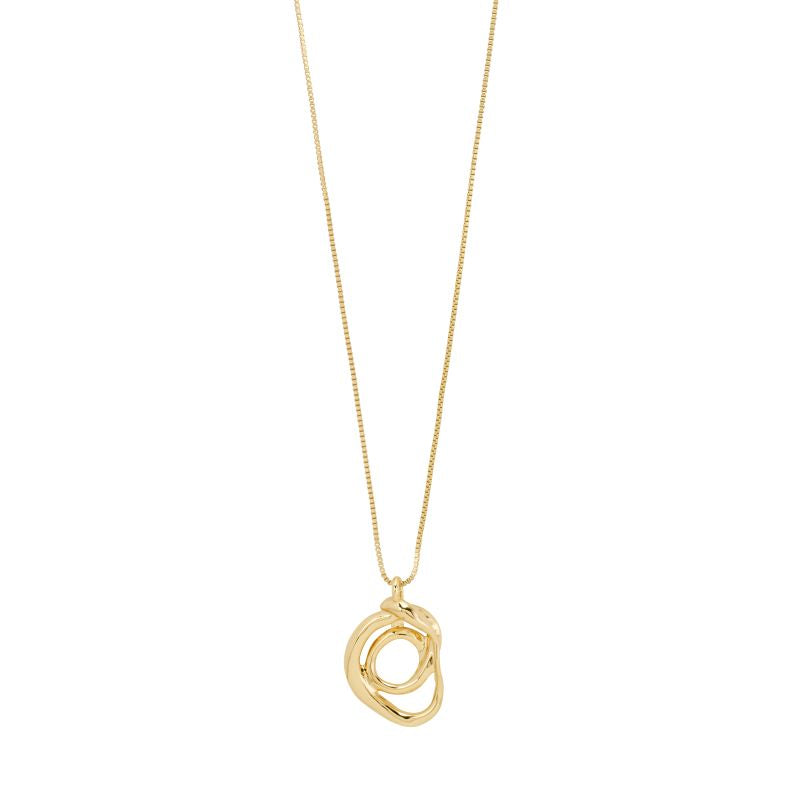 pilgrim diego gold necklace