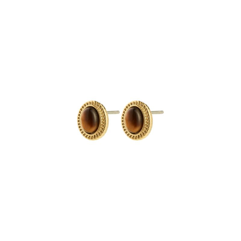 pilgrim betweeen gold stud earring