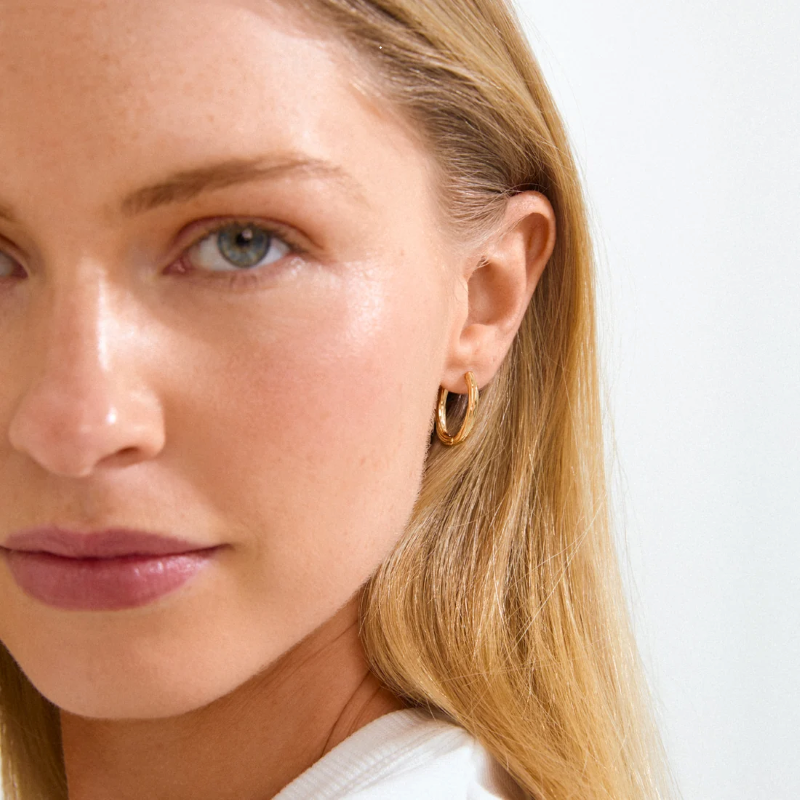 pilgrim now gold hoop earring