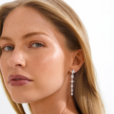 Trace Dangly Flower Earring