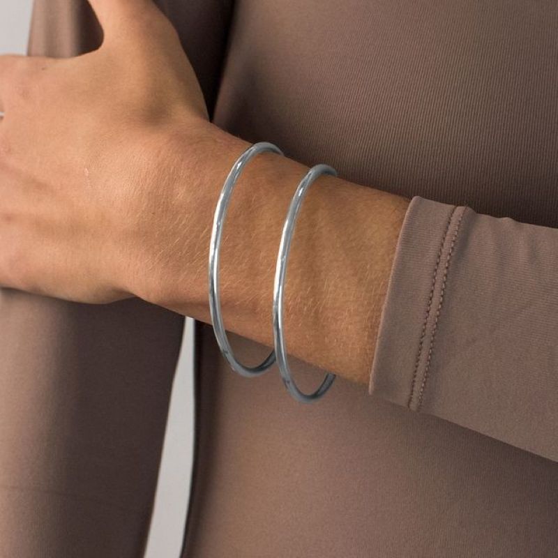 jenny bird dane 2 piece silver bangles