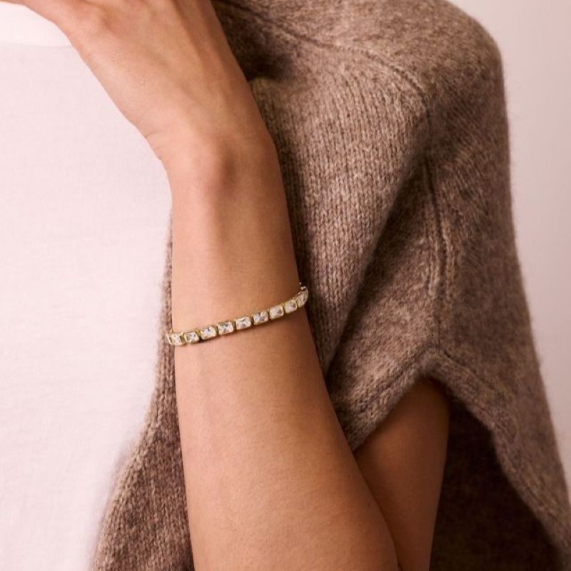electric picks prescott gold crystal bracelet