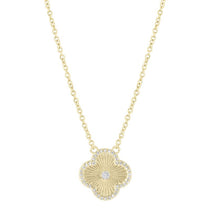 electric picks icon gold cz necklace
