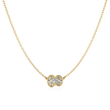 sahira lumi bezel gold necklace