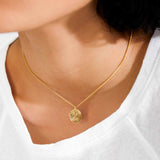 pilgrim air gold necklace